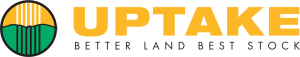 Uptake logo with slogan Better Land Best Stock